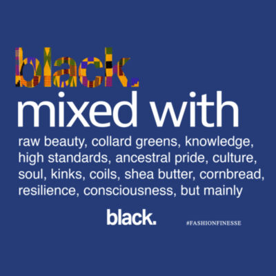 Black Mixed With Design